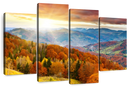 Mountain With Trees Wall Art