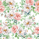 Fashionable Pastel Color Flowers Wallpaper Chic