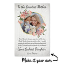 To the Greatest Mother Canvas