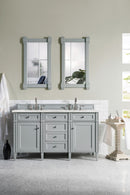 James Martin Brittany 60" Double Bathroom Vanity, Urban Gray
