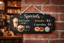 Blackboard, Erasable Hanging Chalkboard- Sign Display Board 12 Inch Wide