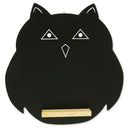 Set of 2 Owl Shaped Chalkboards Wooden Hanging Blackboard Signs for Kitchen Decor or Events