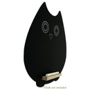 Set of 2 Owl Shaped Chalkboards Wooden Hanging Blackboard Signs for Kitchen Decor or Events
