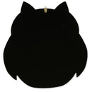Set of 2 Owl Shaped Chalkboards Wooden Hanging Blackboard Signs for Kitchen Decor or Events