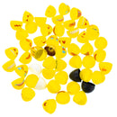 Set of 24 Facial Expressions Eggs + 1 Gold, 1 Black, 1 White & 1 Yellow Plastic Easter Eggs