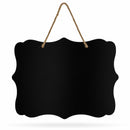 Hanging Chalkboard Sign Erasable Blackboard with Rope for Home Decor Display 10 Inch Wide