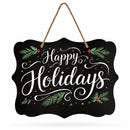 Hanging Chalkboard Sign Erasable Blackboard with Rope for Home Decor Display 10 Inch Wide