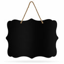 Hanging Chalkboard Sign Erasable Blackboard with Rope for Home Decor Display 10 Inch Wide