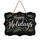 Hanging Chalkboard Sign Erasable Blackboard with Rope for Home Decor Display 10 Inch Wide
