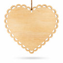 Heart Shaped Chalkboard Wall Sign Wooden Hanging Erasable Blackboard for Decor and Display 6 Inch Wide