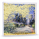 Los Angeles Clear Acrylic Square Water Globe Picture Frame