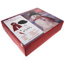 Snowman Decorating 13 Pieces Kit – Classic Winter Accessory Set with Hat, Scarf & Wooden Features