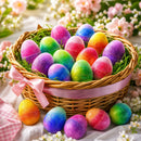 Set of 24 Glittered Jelly Fruit Marmalade Plastic Easter Eggs, 2.25 Inches Each