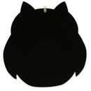 Set of 2 Owl Shaped Chalkboards Wooden Hanging Blackboard Signs for Kitchen Decor or Events