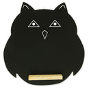 Set of 2 Owl Shaped Chalkboards Wooden Hanging Blackboard Signs for Kitchen Decor or Events