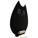 Set of 2 Owl Shaped Chalkboards Wooden Hanging Blackboard Signs for Kitchen Decor or Events