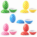 Set of 10 Gingham Checkered Plastic Easter Eggs - Fillable Hunt Decor 2.25 Inches
