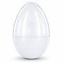 Giant Extra Large White Plastic Easter Egg Two Tones 12 Inches