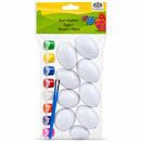 Easter Egg Decorating Set 9 Blank Plastic Eggs for Spring Decor