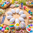 Easter Egg Decorating Set 9 Blank Plastic Eggs for Spring Decor