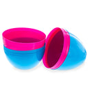 Set of 2 Pink and Blue Giant Jumbo Large Size Fillable Plastic Easter Eggs 10 Inches
