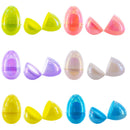 Rainbow Delight: Set of 12 Colorful Plastic Easter Eggs 3.05 Inches