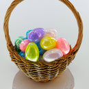 Rainbow Delight: Set of 12 Colorful Plastic Easter Eggs 3.05 Inches