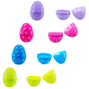 Polka Dot Parade: Set of 24 Colorful Dot Printed Fillable Plastic Easter Eggs 2.25 Inches