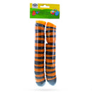 Halloween Theme Set of 12 Orange and 12 Black Plastic Easter Eggs 2.25 Inches