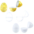 46 Almost Transparent, 1 Gold, and 1 White Plastic Egg