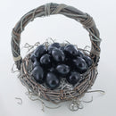 24 Matte Blackboard Plastic Easter Eggs, Each 2.25 Inches