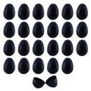 24 Matte Blackboard Plastic Easter Eggs, Each 2.25 Inches