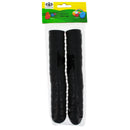Set of 24 Shiny Glossy Black Plastic Easter Eggs, Each 2.25 Inches