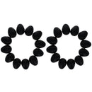 24 Matte Blackboard Plastic Easter Eggs, Each 2.25 Inches