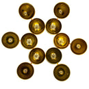 Set of 24 Shiny Golden Plastic Easter Eggs, 2.25 Inches