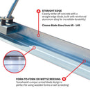 Tomahawk Power Concrete Screed Three Aluminum Blade Bundle (Choose 3 Boards)