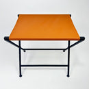 Foldable Metal Suitcase Rack with Full Genuie Leather