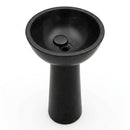 Toros Black Marble Oval Pedestal Sink - 17"x20"x33.5" - Honed