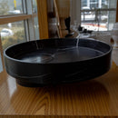 Black Marble Artistic Vessel Sink - Polished 17.5 x 6 Inches