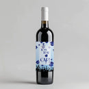 Toss The Cap Graduation Wine Label