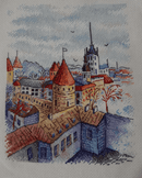 Towers M-524 / SM-524 Counted Cross Stitch Kit