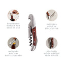 Wooden Double Hinged Corkscrew