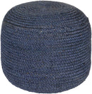 Hardegg Dark Blue Pouf