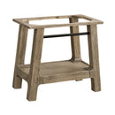 James Martin Auburn 31.5" Console Base, Weathered Timber
