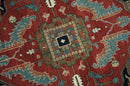 Traditional 9.11x13.8 Hand knotted Premium Fine Brown, Black and Ivory wool Area Rug