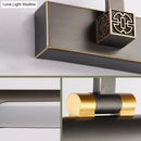 DecorBites™ Adjustable Tubular LED Vanity Mirror Light - Traditional Black Metal Wall Lighting