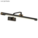 DecorBites™ Adjustable Tubular LED Vanity Mirror Light - Traditional Black Metal Wall Lighting