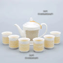 DecorBites™ Blue White Porcelain Tea Pot 660ml - Traditional Chinese Kung Fu Teaware