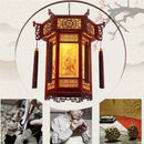 Traditional chinese bamboo lantern pendant light for dining room