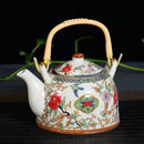 Traditional chinese white porcelain tea pot – dining room decor